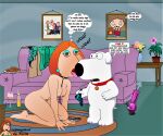 ass breasts brian_griffin drugged erect_nipples family_guy kneel lois_griffin normal9648 nude pubic_hair thighs