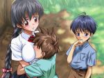  1girl 2boys brother_and_sister game_cg incest multiple_boys 