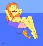 american_dad ass badbrains biting_lip breasts crossover erect_nipples family_guy hairless_pussy klaus_heissler lois_griffin nipples nude pussy pussylicking