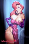  breasts female jessica_rabbit nipples thong white-devil_(artist) who_framed_roger_rabbit 