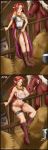  before_and_after big_breasts blue_eyes blush breasts ear_piercing equine erect_nipples female hair horse looking_at_viewer malon navel navel_piercing nipples piercing pubic_hair pussy red_hair shadman skimpy slut the_legend_of_zelda undressing video_games 