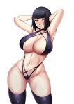 alternate_breast_size ass_visible_through_thighs big_breasts boruto:_naruto_next_generations breasts cleavage deviantart female_only hands_on_head hinata_hyuuga huge_ass huge_breasts looking_at_viewer milf naruto naruto_shippuden nico-mo nico-mo_(vrua4425) nico-nsfw nipples_visible_through_clothing pixiv pleasure_face png purple_bikini seductive_smile short_hair shounen_jump swimsuit thick_thighs twitter white_background