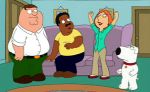  animated brian_griffin cleveland_brown family_guy gif lois_griffin peter_griffin 