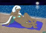  beach bikini breasts delilah fab3716 female gargoyles seaside semi-furry 