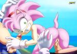  amy_rose amy_rose_(classic) bbmbbf furry mobius_unleashed palcomix rosy_the_rascal sega sonic_the_hedgehog 