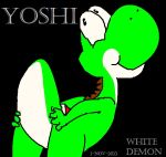  ass dinosaur mooning reptile solo super_mario_bros. tail yoshi 
