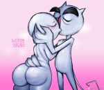  2boys antoons big_ass dat_ass dummy_thicc duo gay_kiss humor kissing kissing male_duo npczoey stonetoss twitter_username white_body yaoi 