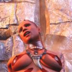 1girl 3d big_breasts bodypaint breasts citra_(far_cry) citra_talugmai citra_talugmai-montenegro earrings erect_nipples far_cry far_cry_3 gif hair jason_brody loop necklace pierced_ears short_hair tattoo upper_body