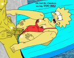  age_difference big_breasts large_penis lisa_simpson ned_flanders neighbor sbb teen the_simpsons yellow_skin 