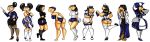 angry ass big_ass black_hair bubble_butt cartoon_network eva_(tdi) looking_back looking_down mole mole_under_eye ponytail shiny shiny_skin shy smile solo surprise swimsuit thick_thighs total_drama_island twin_tails