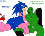 2013 anthro anus artist_name ass bald big_ass blue_hair english_text flaccid futalova_(artist) gay girly green_eyes habbodude hair hedgehog inviting lizard looking_at_viewer looking_back male navel nude original_character penis presenting presenting_hindquarters reptile scalie seductive sega smile sonic_(series) sonic_the_hedgehog spread_legs spreading testicles text