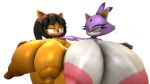 big_breasts blaze_the_cat furry honey_the_cat novaparadox1337