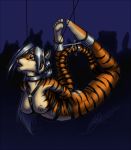  bound breasts feline female furry hanging ksharra nude restrained solo tiger 