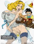  2010 big_breasts blue_fairy breasts disney julius_zimmerman_(artist) julius_zimmerman_color pinocchio pinocchio_(character) pussy see_through stockings 