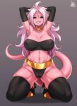  1girl android_21 android_21_(evil) ass big_ass big_breasts black_sclera breasts dragon_ball_super female_focus high_res jmg long_hair majin_android_21 mature mature_female patreon patreon_paid patreon_reward pink_skin red_eyes solo_female tagme video_game_character vomi_(dragon_ball) white_hair 