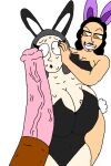 2_girls beastiality bunnysuit connie_soto horse_penis horsecock massive_breasts metalpipe55_(artist) millaray_osses white_background