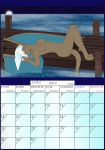 2014 april_(month) breasts calendar delilah fab3716 female gargoyles nude solo