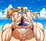  2_girls bleach crossover gigantic_ass gigantic_breasts hourglass_figure naruto_shippuden negoto_(nego6) rangiku_matsumoto tsunade 
