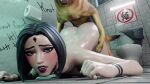  1boy 1girl beastiality big_breasts big_penis black_hair bonkdoge_3d bonkge bouncing_ass bouncing_breasts bubble_butt canine canine_penis dc_comics dog_penis doggy_position from_behind knot looking_at_viewer moaning purple_eyes rachel_roth raven_(dc) teen_titans thick_thighs vaginal_penetration 