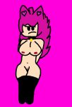  breasts breasts breasts cat_ears catgirl crown friday_night_funkin pubic_hair purple_hair purple_pubic_hair shipy sns sunday_night_suicide tagme the_shipy_sea 