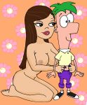 age_difference big_breasts brown_hair duckymomoisme ferb_fletcher happy phineas_and_ferb strip undressing_another vanessa_doofenshmirtz