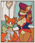  1girl anthro archie_comics ardan_norgate areola balls becoming_erect big_breasts blue_clothing blush breasts canid canine clothed clothing duo erection fox frenulum fur fur_tuft furry genitals glans gloves handwear high_res holding_arm humanoid_genitalia humanoid_penis imminent_incest implied_incest larger_female looking_at_breasts male mammal miles_&quot;tails&quot;_prower milf mostly_nude mother_&amp;_son mother_and_child motion_lines nipples orange_body orange_ears orange_fur parent parent_and_child partially_clothed penis pink_areola pink_glans pink_nipples pussy red_clothing retracted_foreskin rosemary_prower size_difference smaller_male son sonic_the_hedgehog_(archie) sonic_the_hedgehog_(comics) sonic_the_hedgehog_(series) tuft uncut 