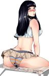  anime butt_crush color drawing hinata_hyuuga naruto naruto_shippuden panties shrunken_man shrunken_men 