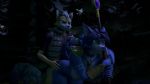 3d animated canon_couple climax cum cum_in_pussy cum_inside doggy_position duo duo_focus fox_mccloud gif jungle krystal night orgasm reverse_cowgirl_position riding star_fox vixen vulpine