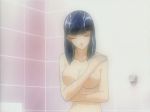 anna_williams areolae black_hair blue_eyes breasts hand_on_shoulder hand_on_side namco nude screenshot shower shower_tile showering tekken tekken_1 tekken_2 tekken_3 tekken_4 tekken_5_dark_resurrection tekken_6_bloodline_rebellion tekken_blood_vengeance tekken_tag_tournament tekken_tag_tournament_2 tekken_the_motion_picture water wet wet_hair
