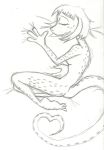 bed braces breasts closed_eyes female freckles gecko king-cheetah nerd nude original original_character short_hair sleeping solo