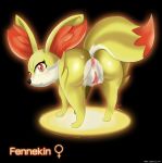  anus canine female fennec fennekin fox nintendo pok&atilde;&copy;mon pokemon pokemon_xy pussy shadman video_games 