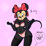  anthro disney female furry minnie_mouse 
