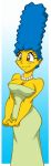  ass breasts chadrocco clothes happy hips marge_simpson the_simpsons wide_hips yellow_skin 