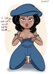  atlantis:_the_lost_empire audrey_rocio_ramirez big_breasts breasts cleavage cum cum_on_breasts cum_on_face disney female heart heart-shaped_pupils heart_eyes solo supesnsfw tease 