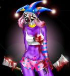  blood female hatchet jester lemur no_sex solo 