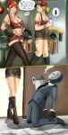 blonde blonde_hair coffee disguise gloves hat mask red_hair shadman smoking spy spy_(team_fortress_2) stockings suit team_fortress_2 toilet toilet_roll trash trash_can