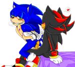  bed cute furry gay shadow_the_hedgehog sonic_team sonic_the_hedgehog white_background 