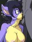  abs animated anthro big_breasts blue_hair breasts cat cute dboy erection feline fellatio female forced_oral furry gif hair male nipples nude oral oral_sex penis red_eyes sex testicles 