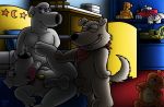  anal brian_griffin family_guy furry gay jasper male new_brian oral threesome 