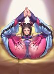  barefoot capcom clitoris cosine drill_hair feet feet_together gloves halter_top halterneck interlocked_toes juri_han knees_apart_feet_together legs_over_head legs_up looking_at_viewer lying nail_polish odor on_back pink_nails purple_eyes pussy pussy_juice pussy_juice_stain short_hair smell solo spread_pussy spread_pussy_under_clothes stain steam street_fighter street_fighter_iv super_street_fighter_iv toeless_socks toenail_polish toes twin_drills 