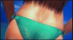  3d adjusting_clothes adjusting_swimsuit animated animated_gif ass big_ass bikini butt_crack cg dead_or_alive dead_or_alive_xtreme_2 gif hitomi hitomi_(doa) huge_ass legs long_hair lowres swimsuit tan tan_line tanline tecmo 