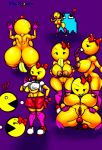 anal anal_penetration anus areola ass beauty_mark big_ass big_breasts breasts cherry_(fruit) color doggy_position english_text erect_nipples fellatio female from_behind fruit ghost grin heart looking_at_viewer looking_back male ms_pac-man namco navel nipples nude open_mouth oral oral_sex pac-man pac-man_(series) penetration pill presenting presenting_hindquarters pussy sex skimpy smile solo spirit text thecon tight_clothing tongue tongue_out vaginal vaginal_penetration video_games