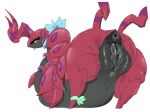  anus chubby darthsaburou drooling female nintendo overweight pokemon pussy saliva scolipede solo tongue tongue_out video_games 