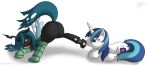 cute female foot_licking friendship_is_magic hasbro my_little_pony presenting_hindquarters queen_chrysalis shining_armor shining_armor_(mlp) skipsy skipsy_(artist) wings
