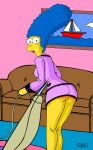  ass female gkg marge_simpson milf the_simpsons yellow_skin 