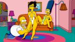  breasts female marge_simpson milf the_simpsons yellow_skin 