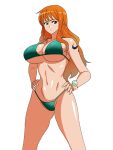  1girl 1girl 1girl big_breasts breasts brown_eyes female_focus female_only kagemusha mature mature_female nami one_piece orange_hair solo_female solo_focus tagme 