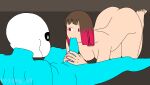  bete_noire betty_noire brown_hair frisky_69 glitchtale nude red_hair skeleton sucking_penis 