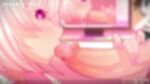  2boys astolfo_(fate) blowjob blush cum_in_mouth cumming_in_mouth erection eye_contact fate/apocrypha fate_(series) fellatio femboy femboy_on_male gay male_moaning male_only male_pov moaning_in_pleasure moaning_on_cock nail_polish nails_painted penis_grab pink_eyes pink_hair seductive_eyes short_hair short_hair_male solo_focus 