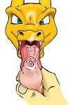  charizard licking mouth oral_sex penis pokemon tagme tongue white_background 